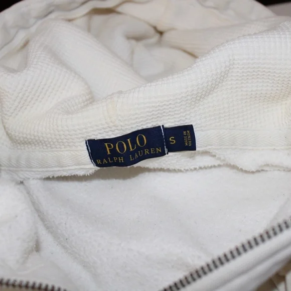 POLO RALPH LAUREN Zip Hoodie Jacket Size Small - Picture 10 of 14